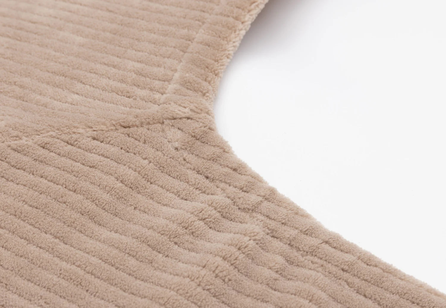 Wickelauflagenbezug 50x70cm Cloudy Rib - Milky Coffee