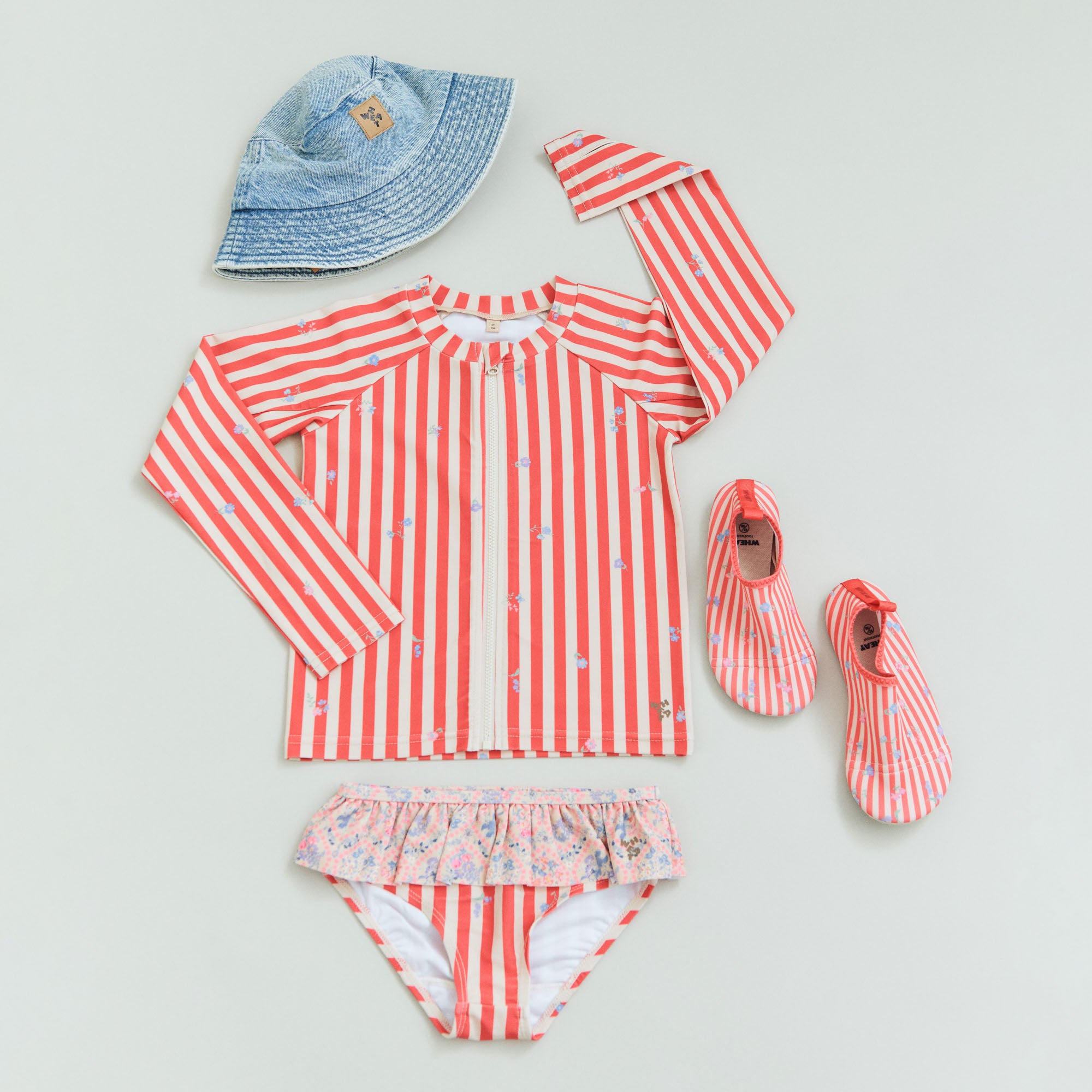 Swim T-shirt L/S Zip Ada