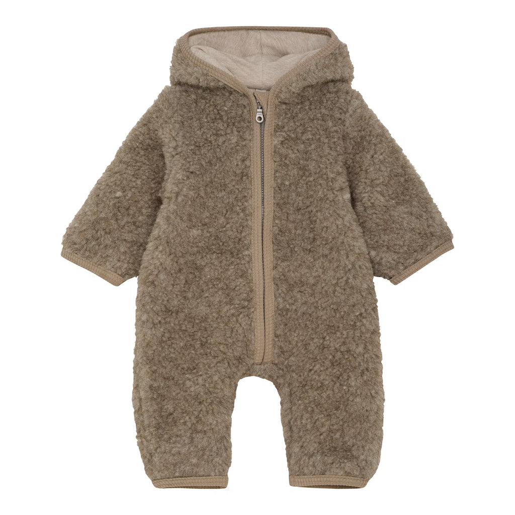 Pram Suit Wool Teddy w. Lin.