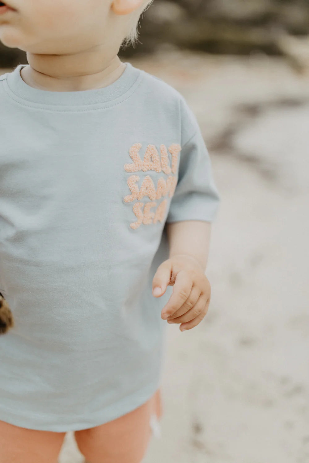 Boxy fit T-shirt_salt sand sea