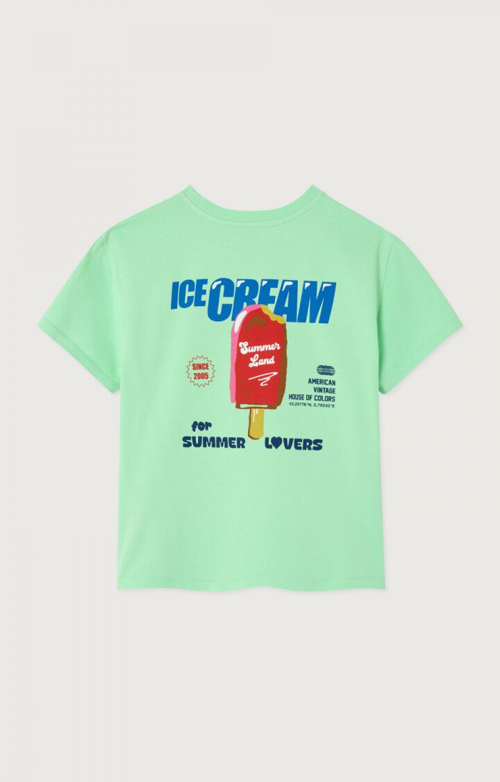 T-SHIRT DROIT MC COL ROND IMPRIME