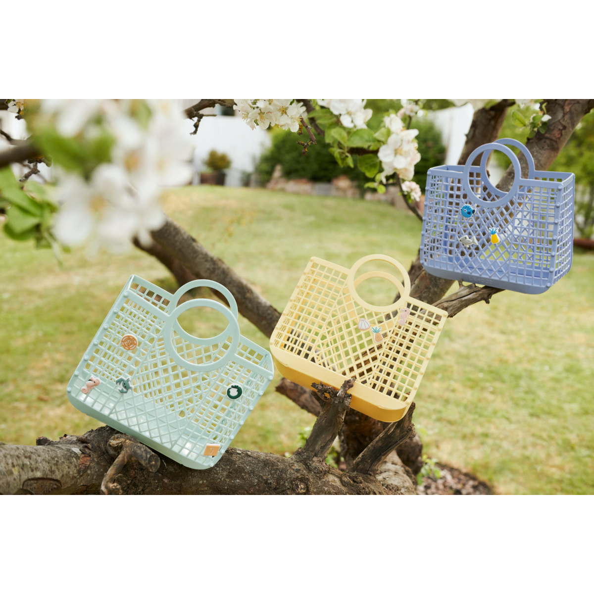 Samantha Basket With Charms