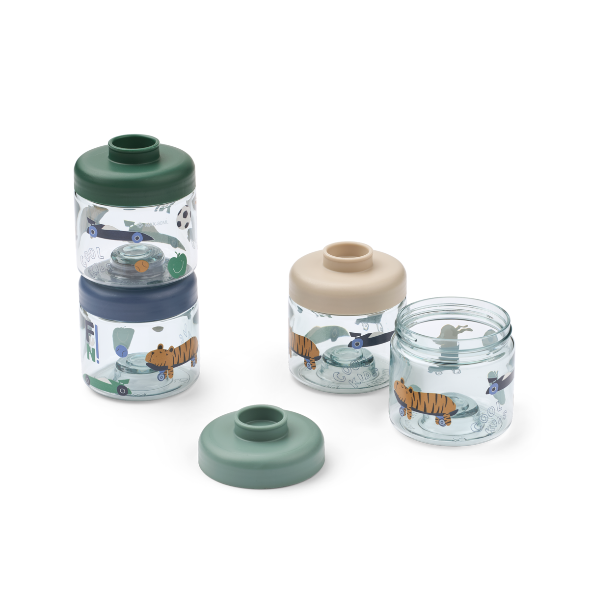 Dominique Food Tritan Boxes 100 ml 4-Pack