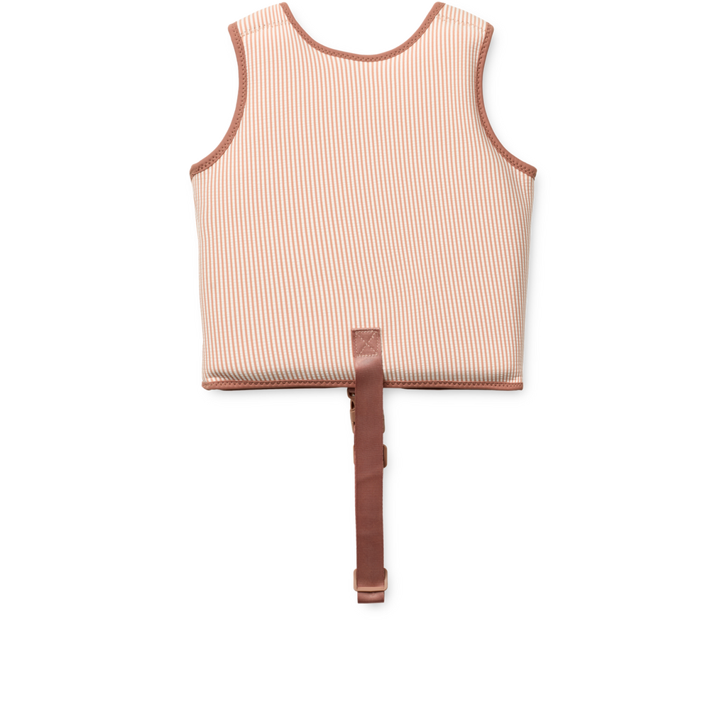 Dove Seersucker Swim Vest