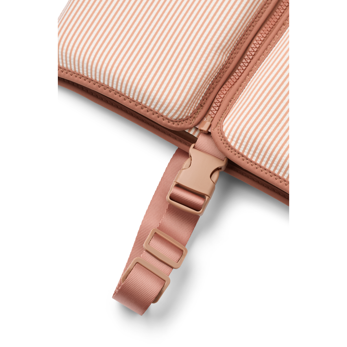 Dove Seersucker Swim Vest