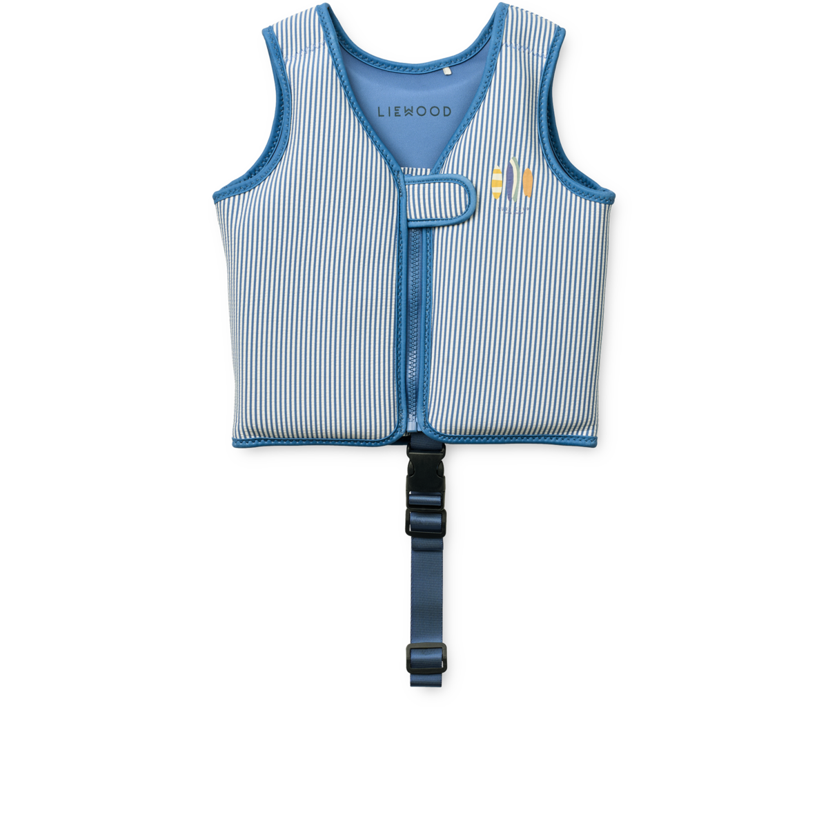 Dove Seersucker Swim Vest