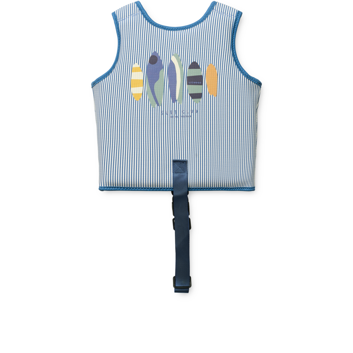 Dove Seersucker Swim Vest