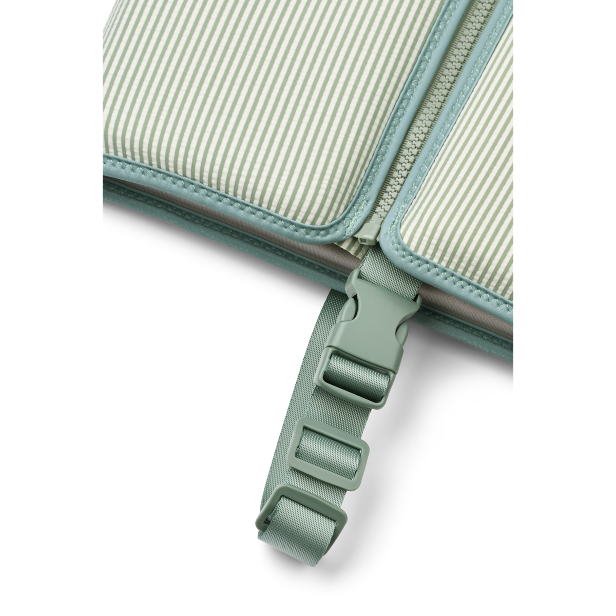 Dove Seersucker Swim Vest