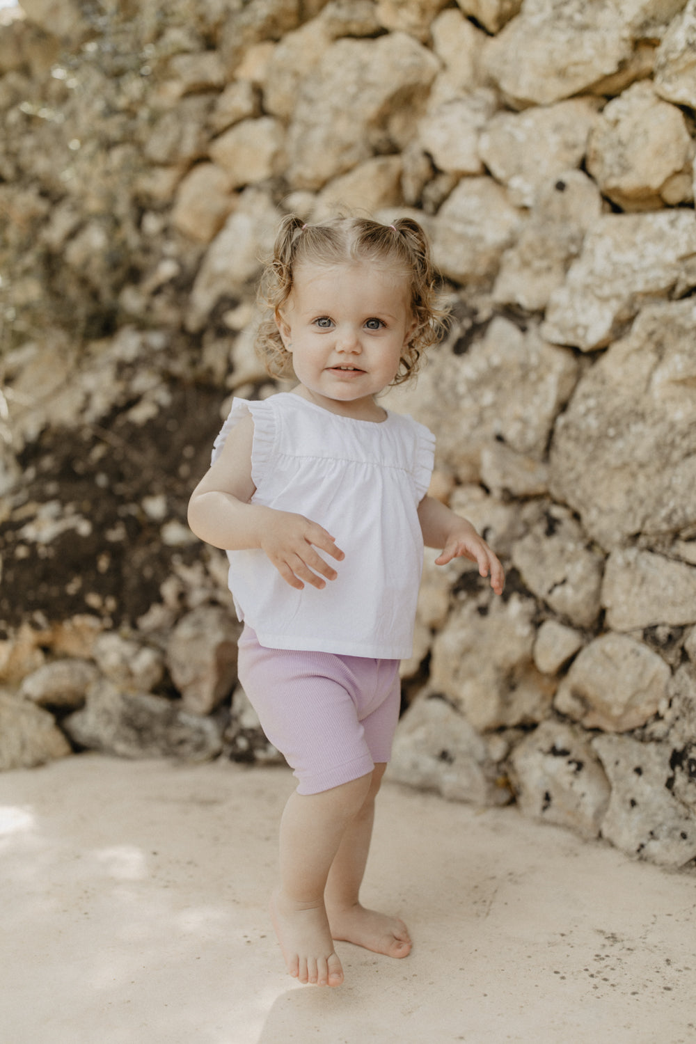 Muslin Top with frill hem