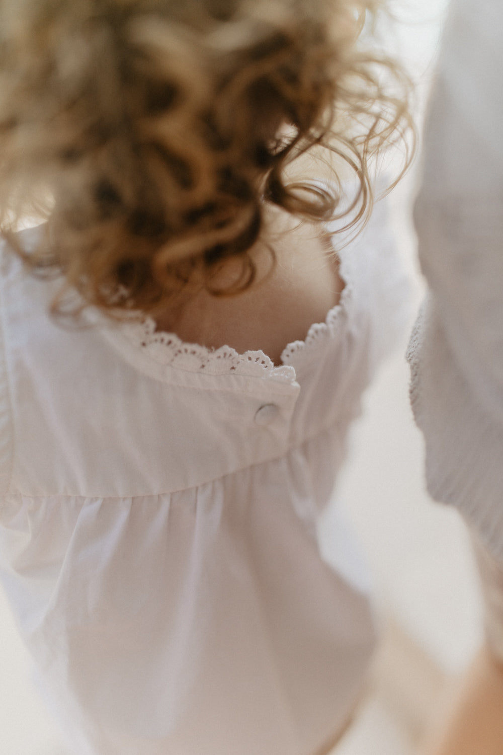 Muslin Top with frill hem