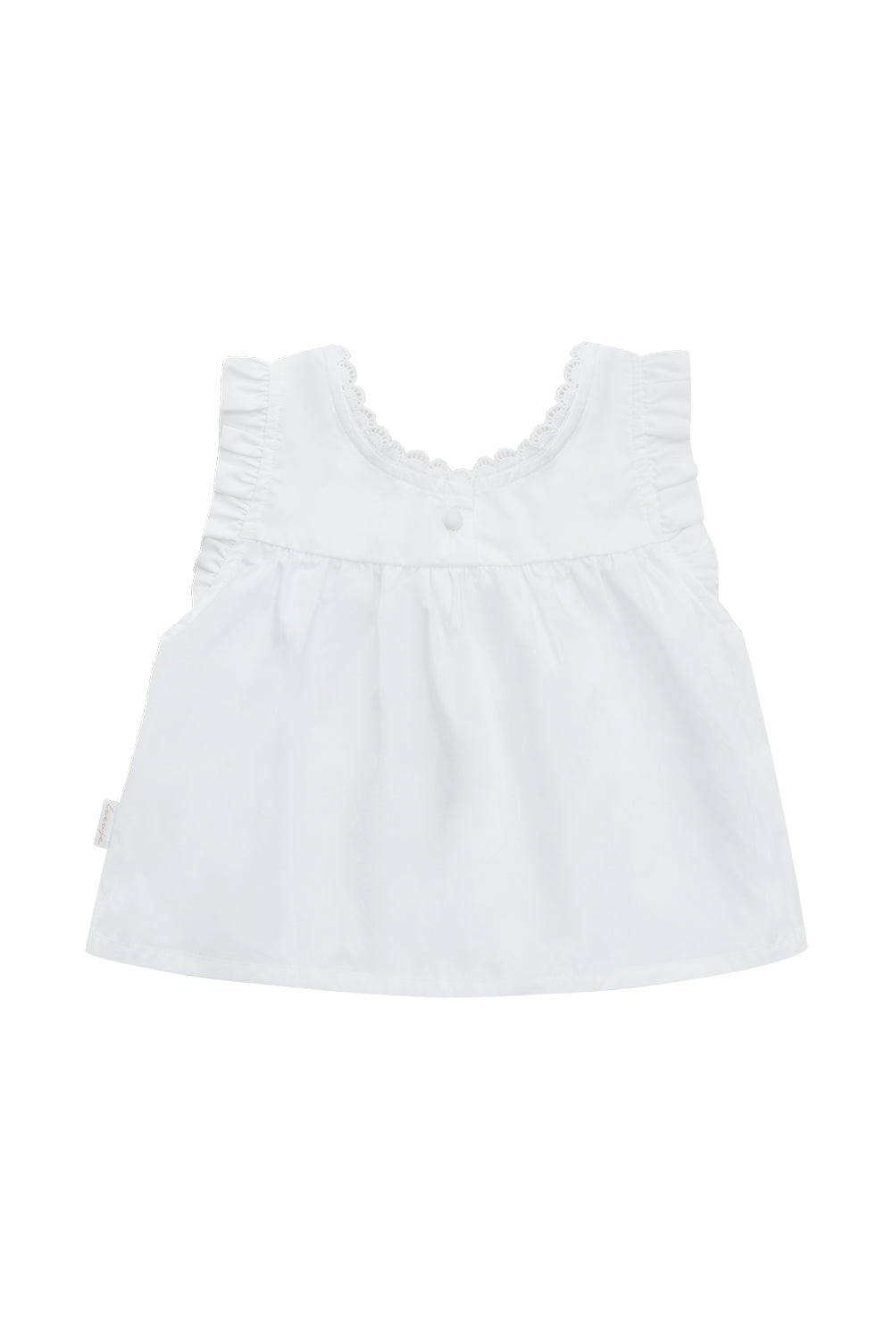 Muslin Top with frill hem