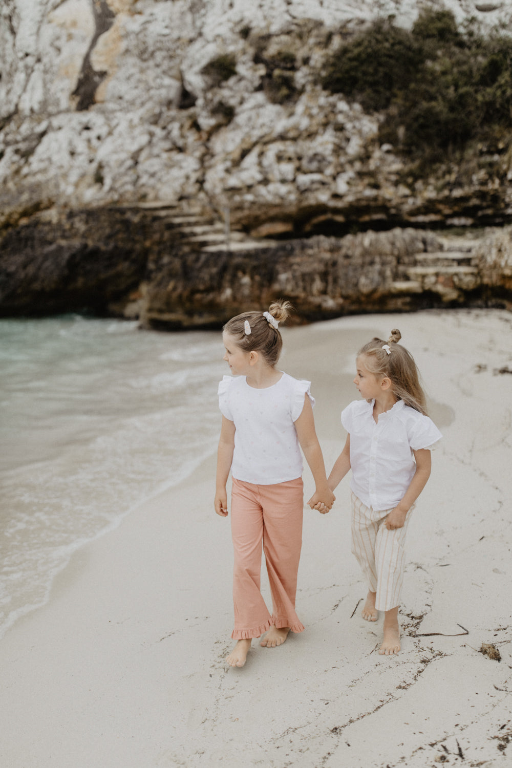 Wide Pants with frill hem