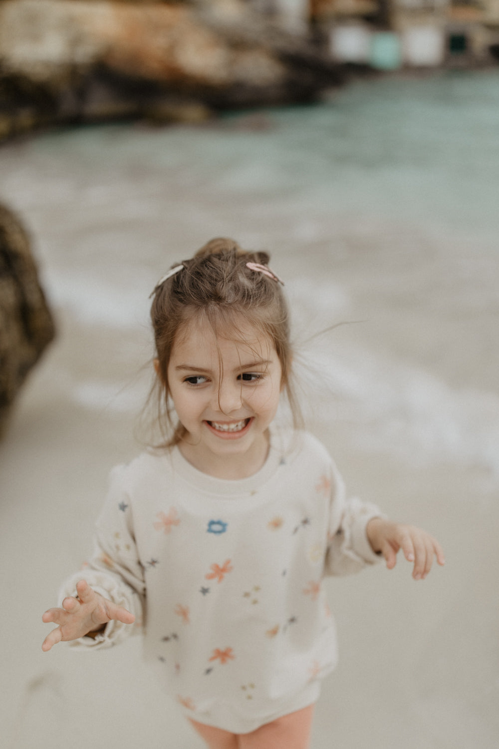 Sweater with frill detail