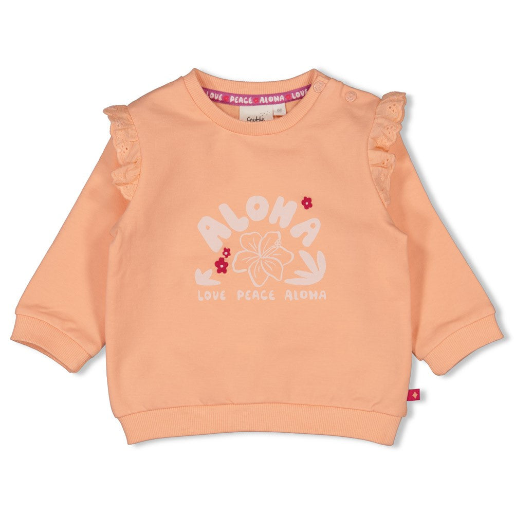 Sweater relaxed fit - Love Peace Aloha