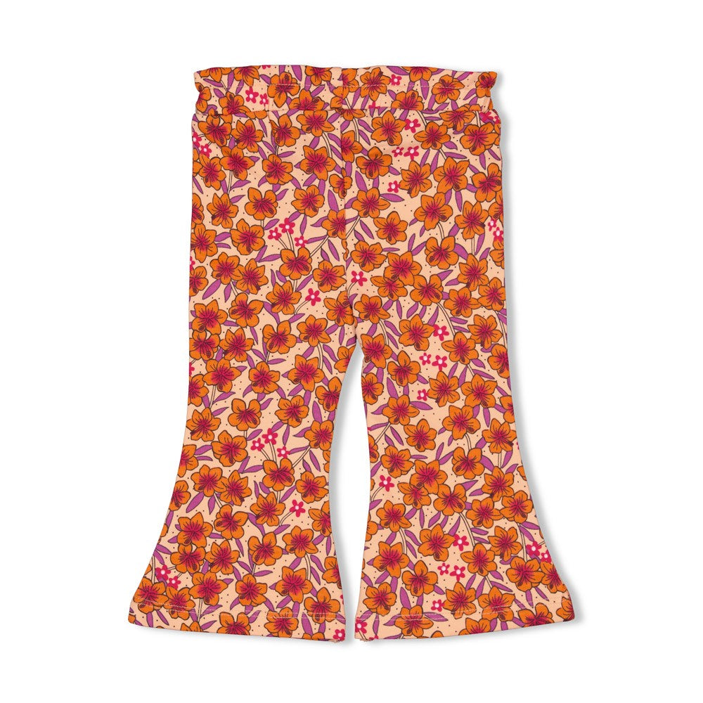 Flare broek AOP - Love Peace Aloha