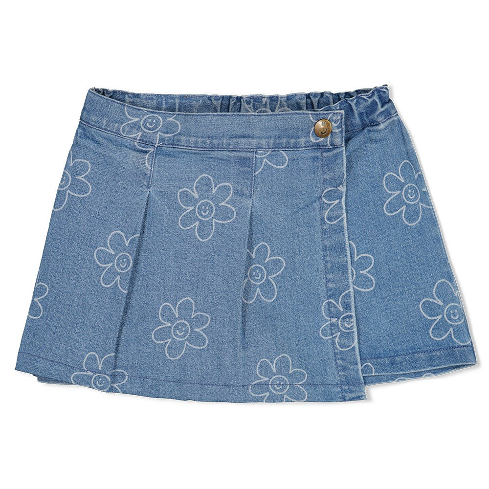 Denim skort - Rolling into Spring