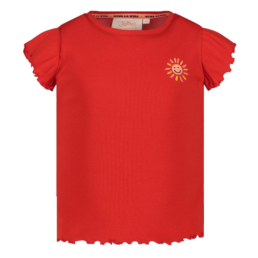 T-shirt rib - Salsa Sunset