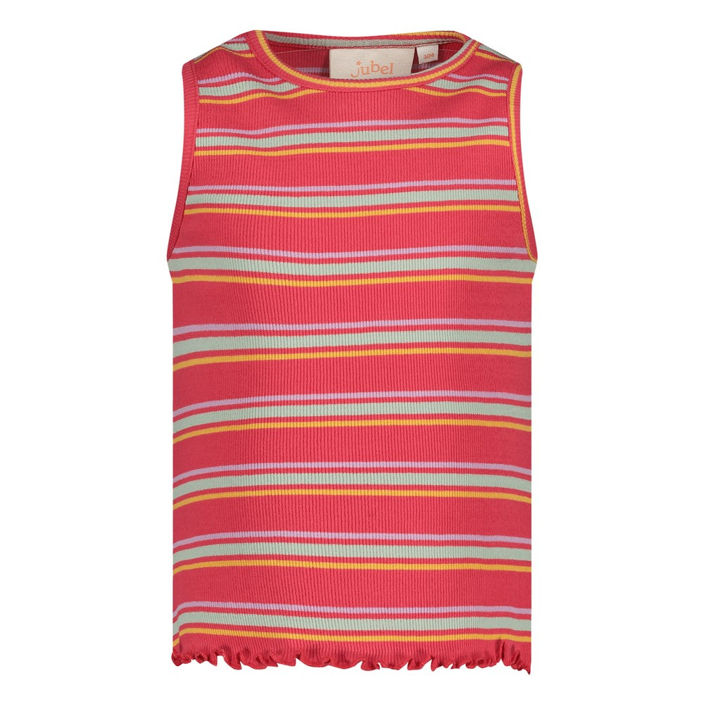 Singlet rib met streep - Lazy Lagoon