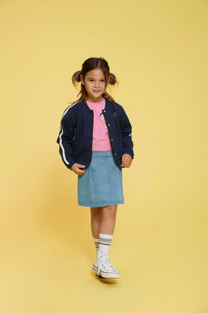 Denim skort - Rolling into Spring