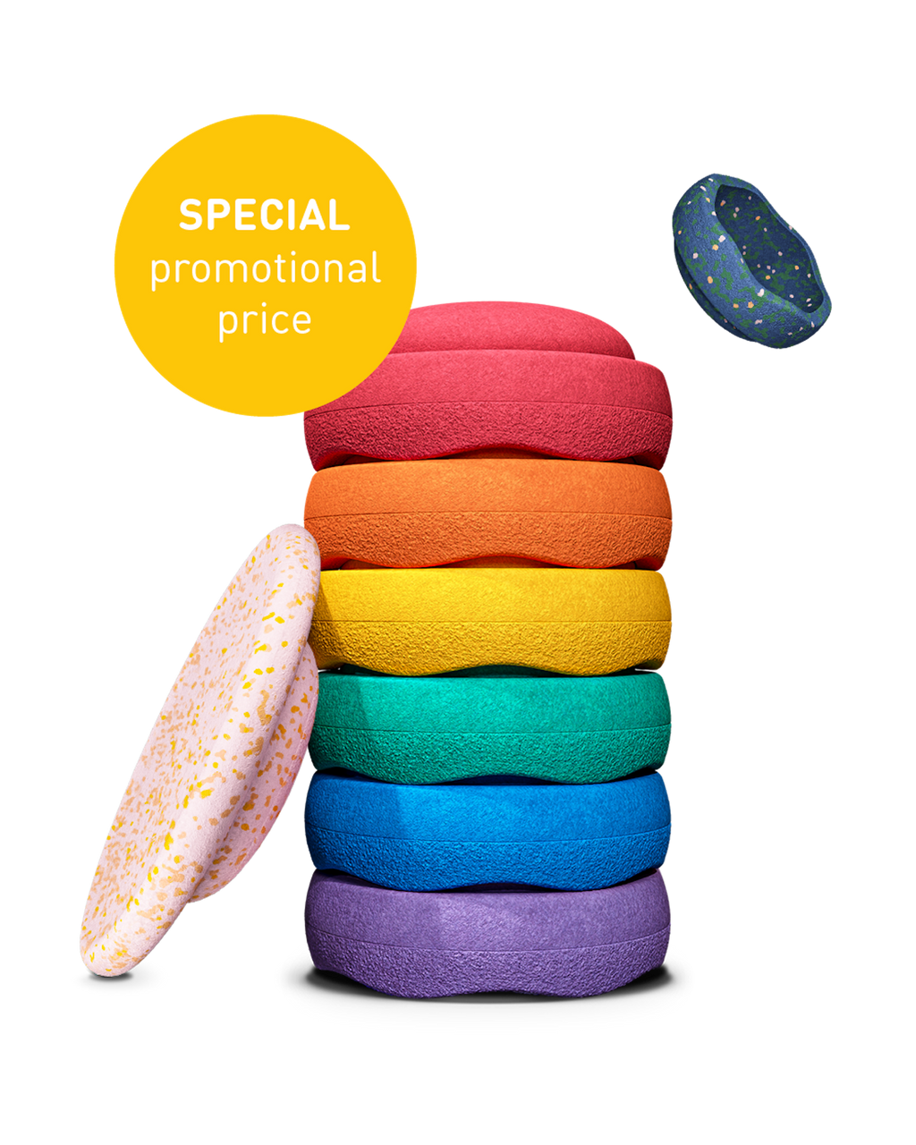 Stapelstein Spring Aktion Rainbow Set