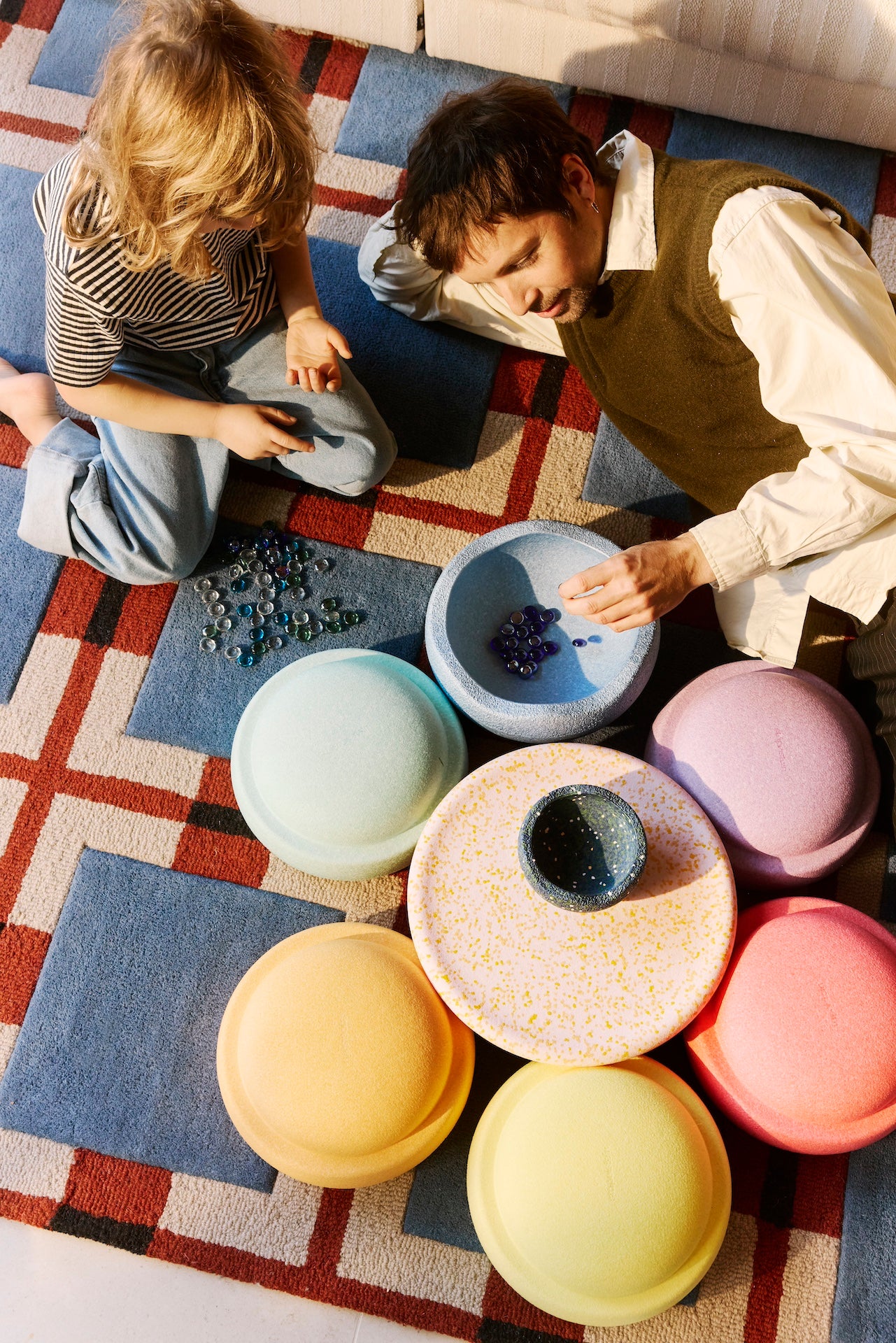 Stapelstein Spring Aktion Rainbow Set